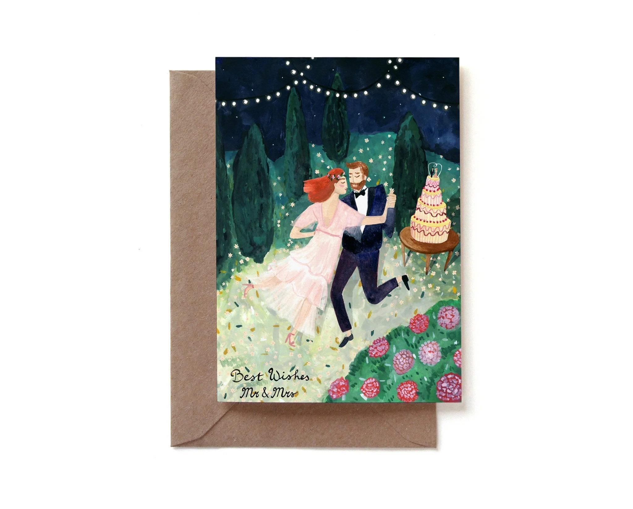 Glückwunschkarte zur Hochzeit - Hochzeitstanz