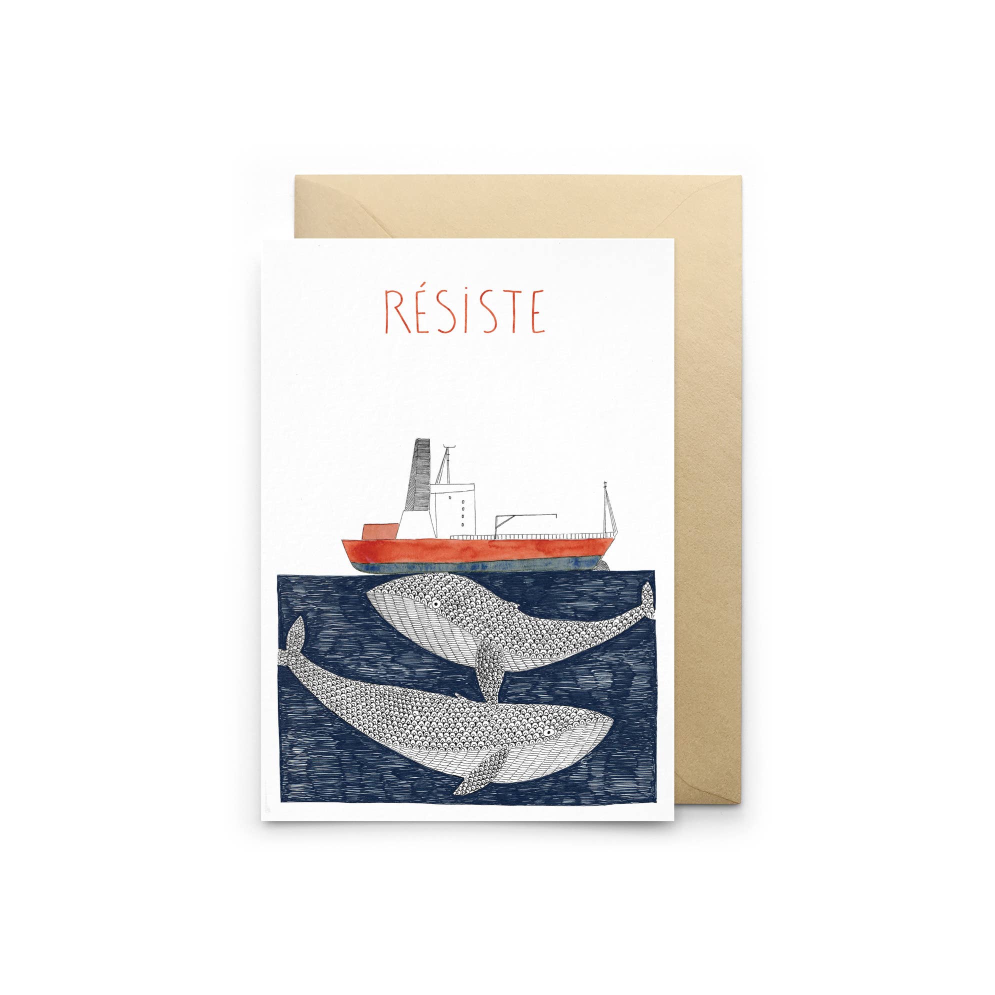 Grußkarte | RÉSISTE