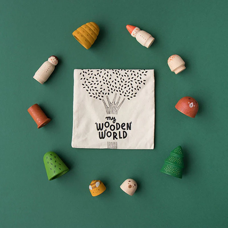 WOODEN WORLD FOREST - Wald und Waldfiguren aus Holz - Image 10