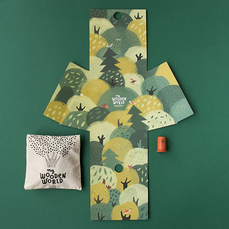 WOODEN WORLD FOREST - Wald und Waldfiguren aus Holz - Image 7