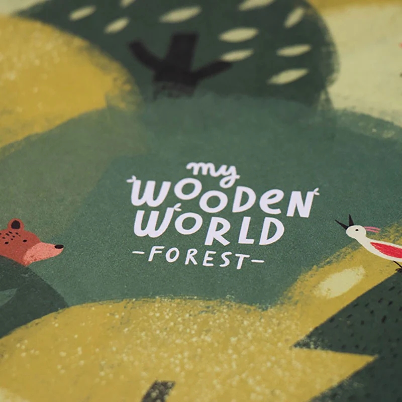 WOODEN WORLD FOREST - Wald und Waldfiguren aus Holz - Image 8