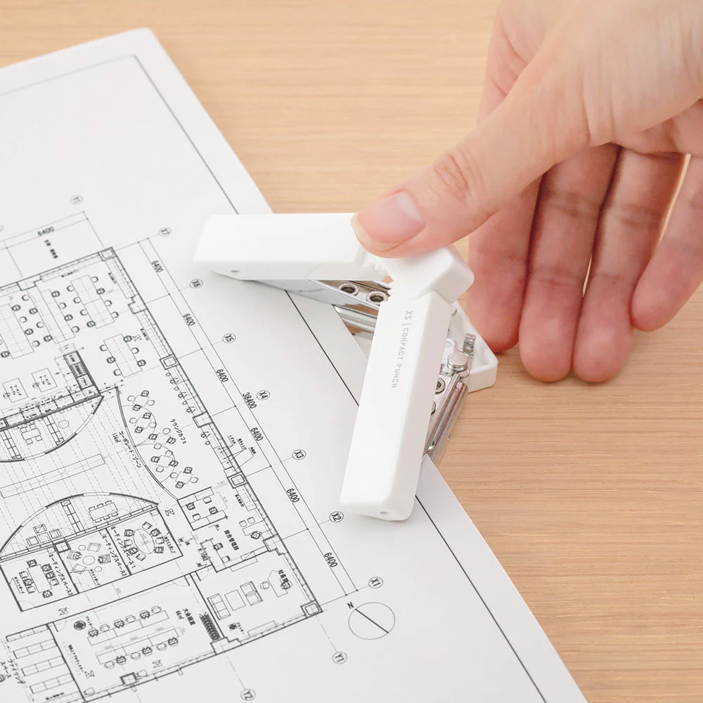 XS Stationery Compact Punch White | Reiselocher - Image 5