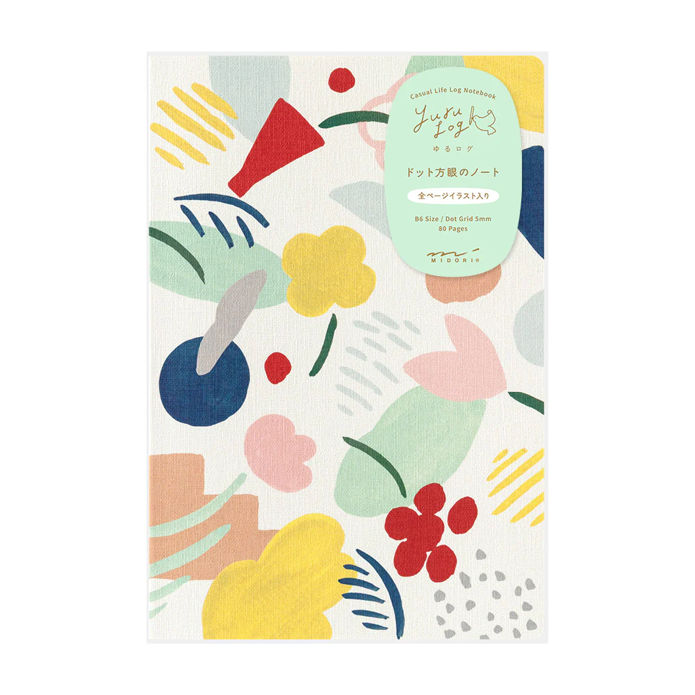 Yuru Log Notebook B6 Motif Textile