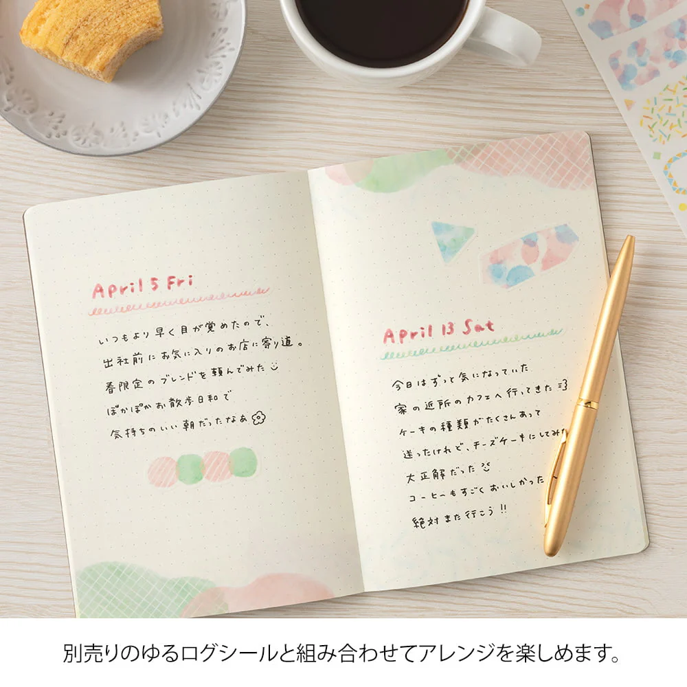 Yuru Log Notebook B6 Watercolor - Image 7