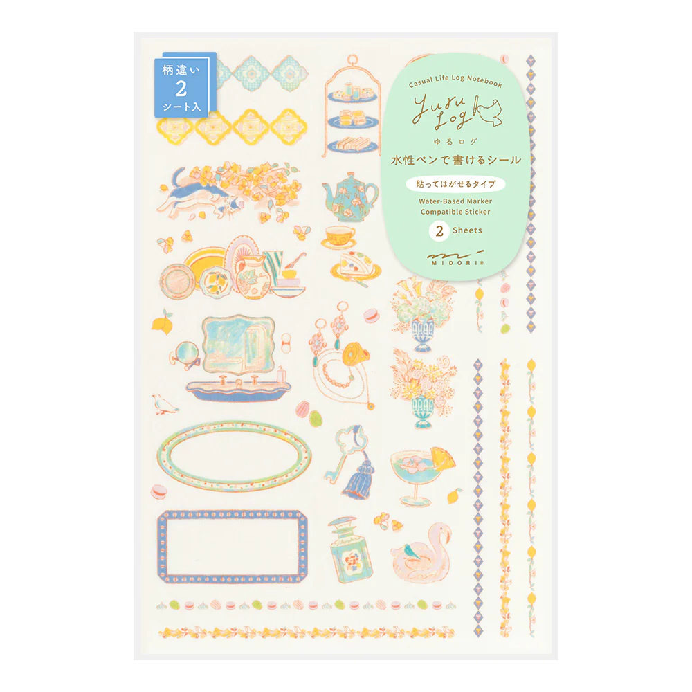 Yuru Log Sticker 2 Blatt Travel & Hotel