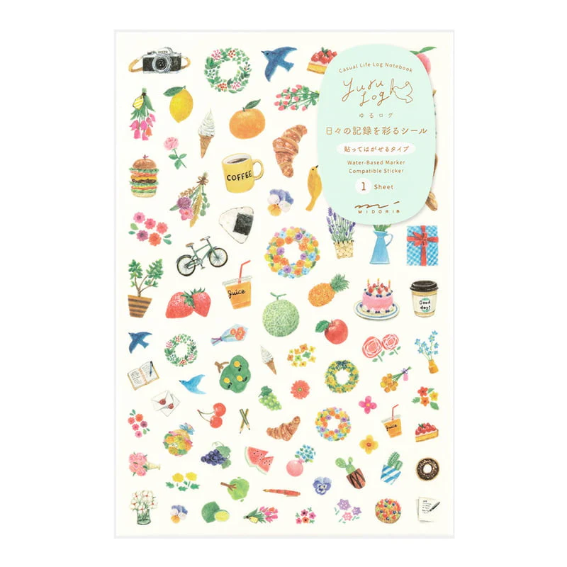 Yuru Log Sticker Motif